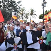 El presidente de la Ciudad Autónoma de Ceuta, Juan Jesús Vivas, durante una concentración bajo el lema “Basta ya. Ceuta no se rinde”/ Gabriela Sardá Núñez / Europa Press