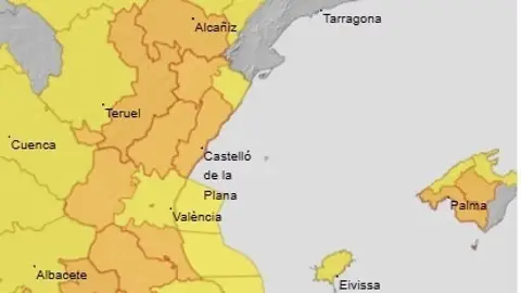 Castellón, en aviso naranja por lluvias y tormentas con granizo y rachas muy fuertes Castellón, en aviso naranja por lluvias y tormentas con granizo y rachas muy fuertes