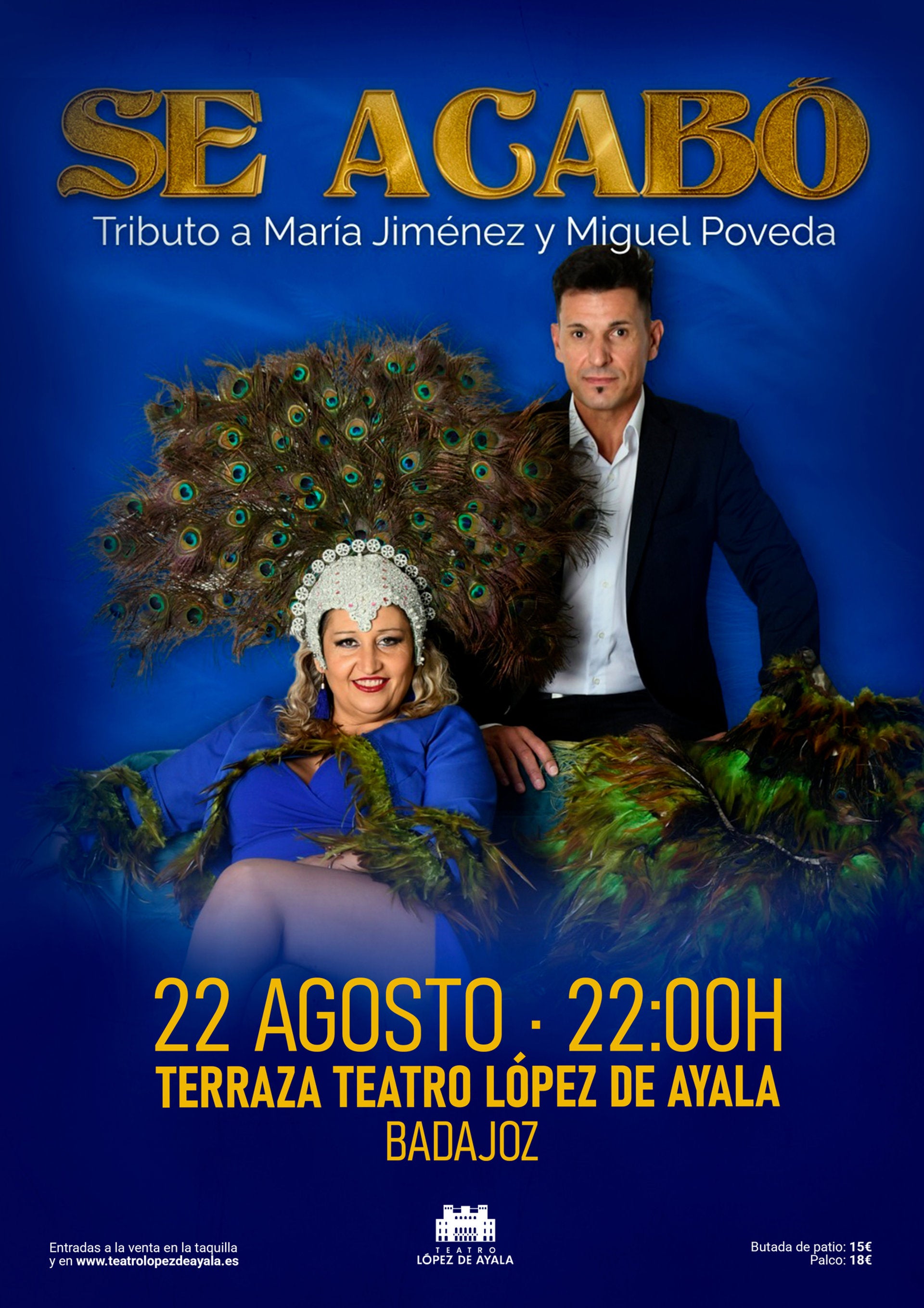 Un homenaje a María Jiménez y Miguel Poveda recorrerá sus trayectorias musicales en Badajoz Un homenaje a María Jiménez y Miguel Poveda recorrerá sus trayectorias musicales en Badajoz