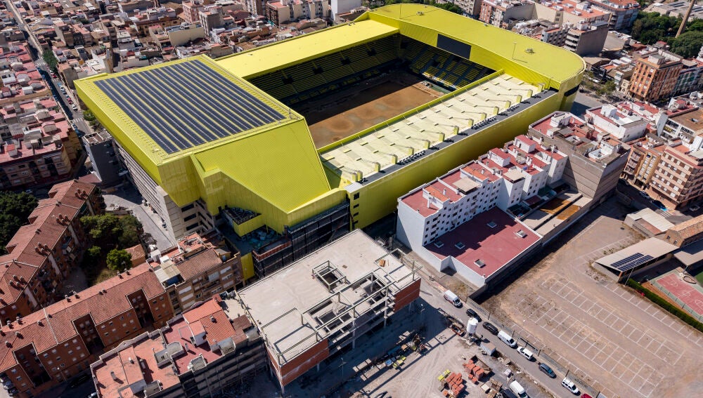 Estadio de La Cerámica en obras