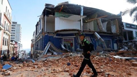 Imagen del terremoto de Colombia