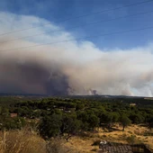 El incendio de Niebla entra en la provincia de Sevilla con un nuevo foco en Aznalcóllar El incendio de Niebla entra en la provincia de Sevilla con un nuevo foco en Aznalcóllar