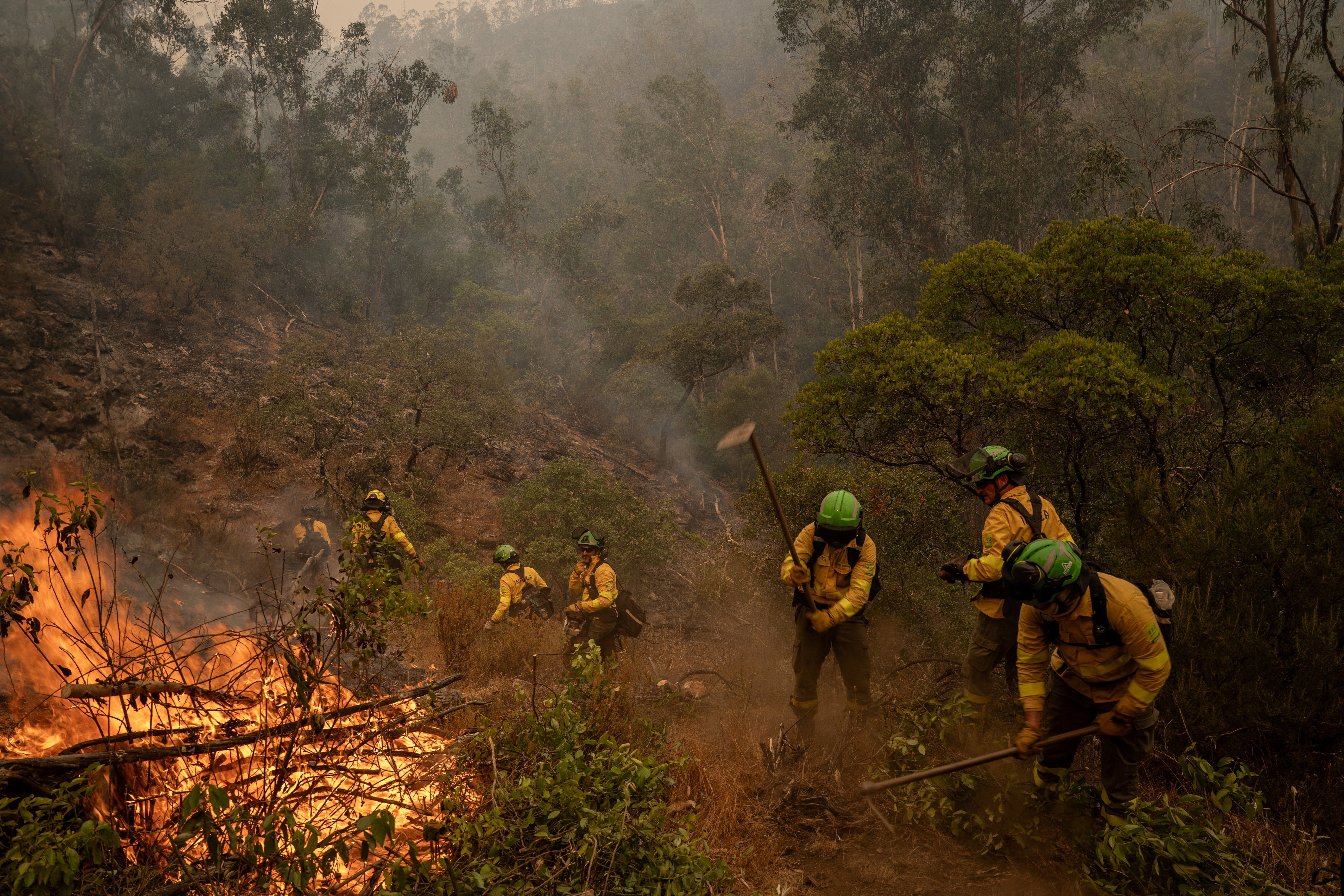 El incendio de Niebla (Huelva) avanza sin control tras arrasar más de 20.000 hectáreas El incendio de Niebla (Huelva) avanza sin control tras arrasar más de 20.000 hectáreas