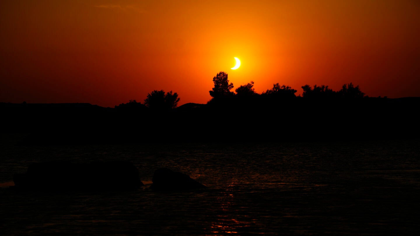 Eclipse solar en Caspe