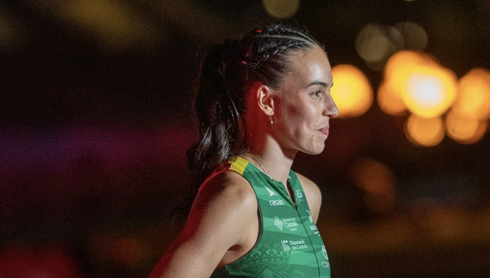 La atleta Carmen Avilés La atleta Carmen Avilés