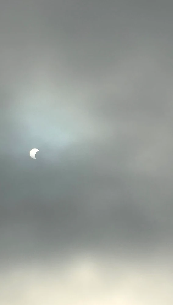 Eclipse solar parcial visto desde Galicia Eclipse solar parcial visto desde Galicia