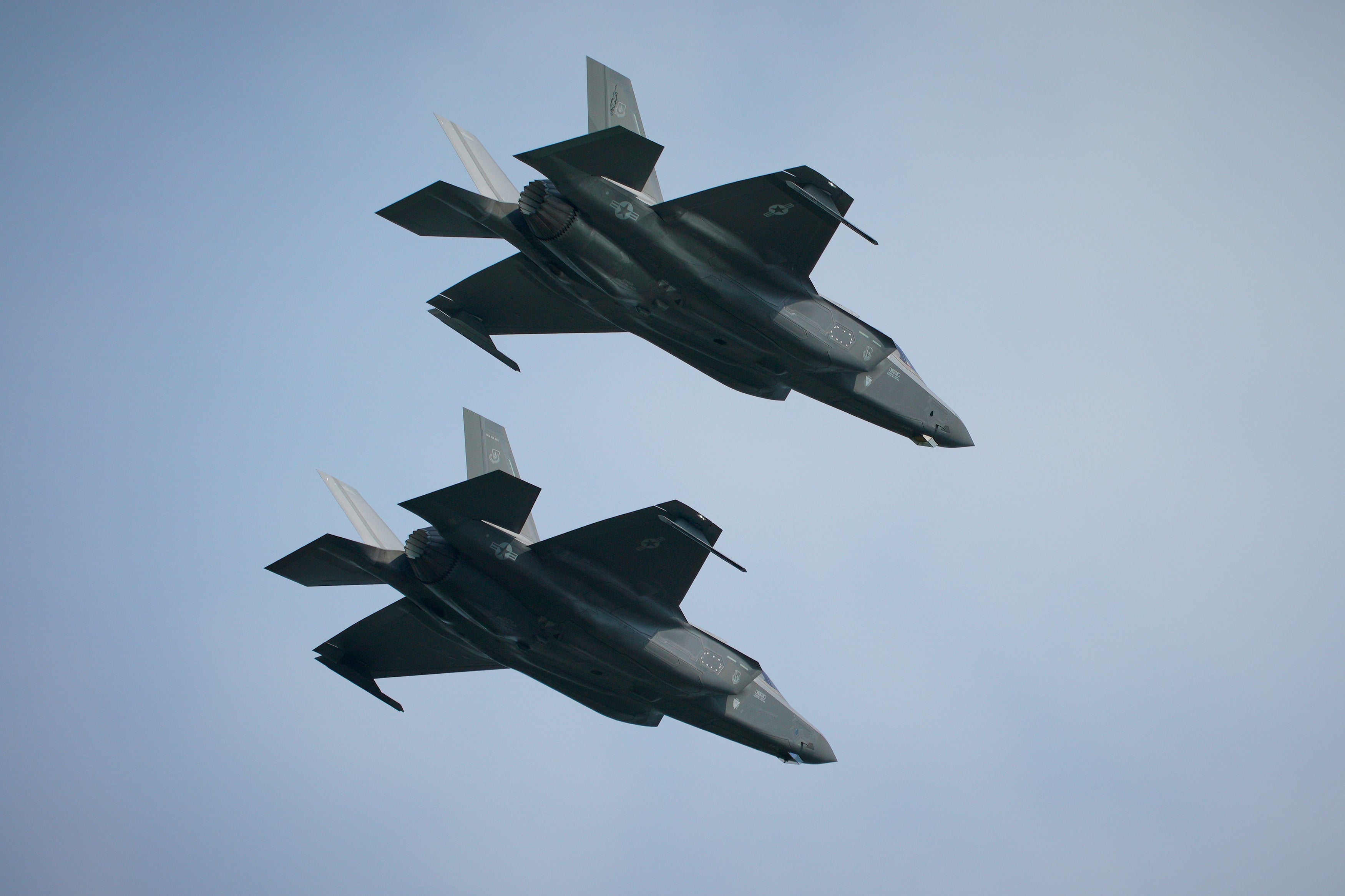 F-35 fighter jets are seen during a military parade of Armed Forces Day in Warsaw, Poland, F-35 fighter jets are seen during a military parade of Armed Forces Day in Warsaw, Poland,