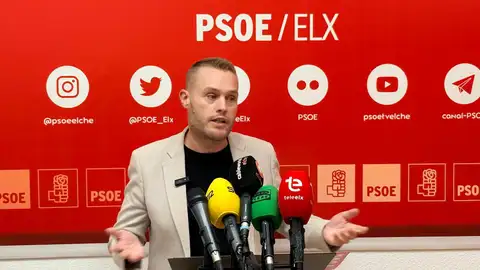 Mariano Valera, portavoz adjunto del PSOE en Elche. Mariano Valera, portavoz adjunto del PSOE en Elche.