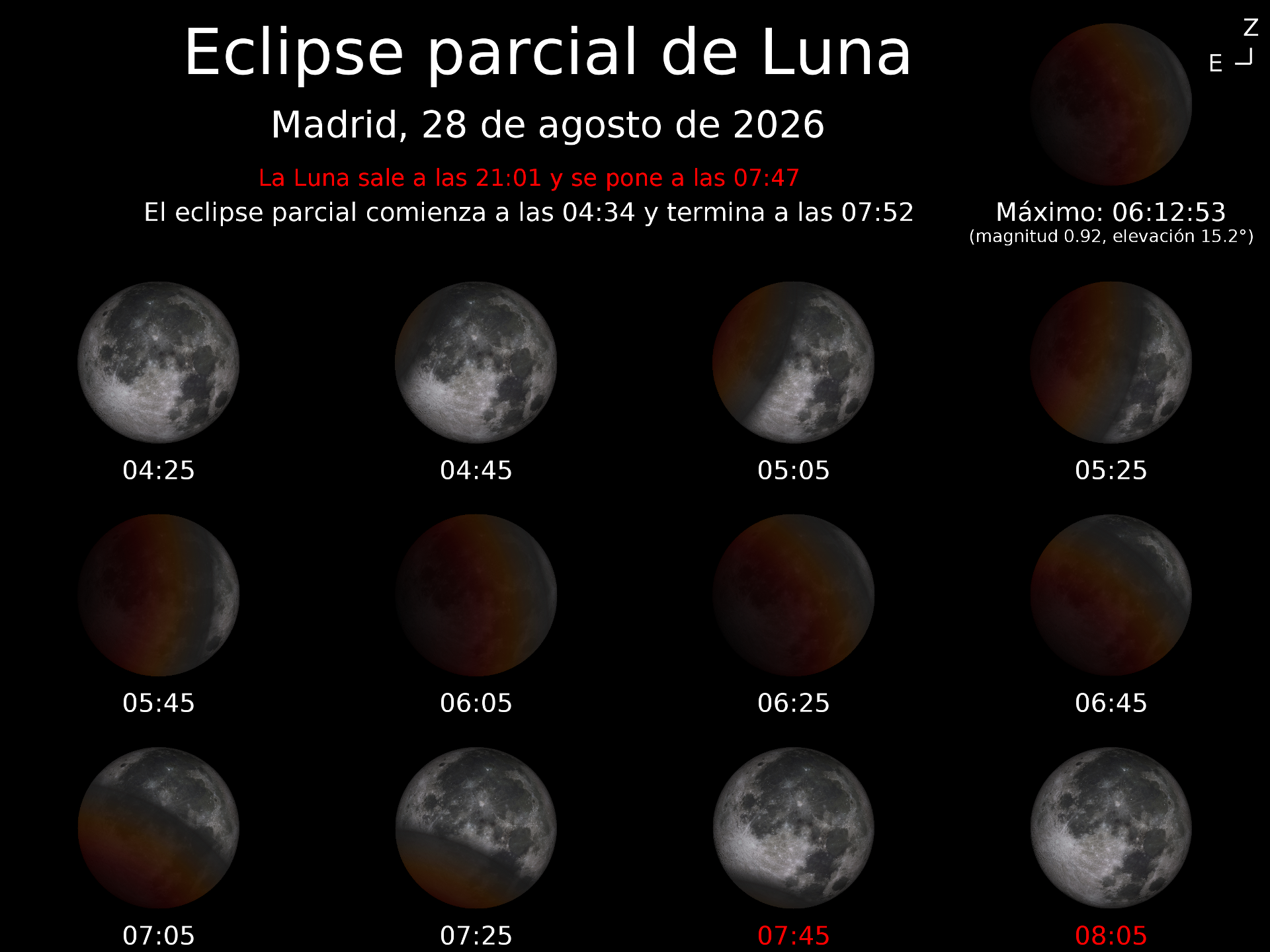 Cantabria, el mejor lugar para ver el eclipse parcial de luna del 28 de agosto Cantabria, el mejor lugar para ver el eclipse parcial de luna del 28 de agosto