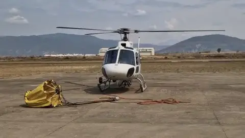 El aeródromo de Santa Cilia, clave en el incendio de las Peñas de Riglos El aeródromo de Santa Cilia, clave en el incendio de las Peñas de Riglos