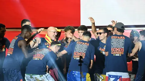 Los jugadores de la selección durante la celebración del Mundial en Cibeles, a 20 de julio de 2026, en Madrid (España) Los jugadores de la selección durante la celebración del Mundial en Cibeles, a 20 de julio de 2026, en Madrid (España)