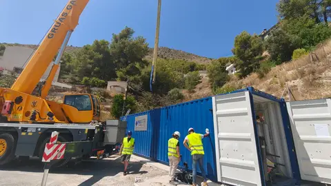 La nueva potabilizadora de Callosa d’en Sarrià ya ha llegado al municipio y entra en su fase final de instalación La nueva potabilizadora de Callosa d’en Sarrià ya ha llegado al municipio y entra en su fase final de instalación