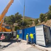 La nueva potabilizadora de Callosa d’en Sarrià ya ha llegado al municipio y entra en su fase final de instalación