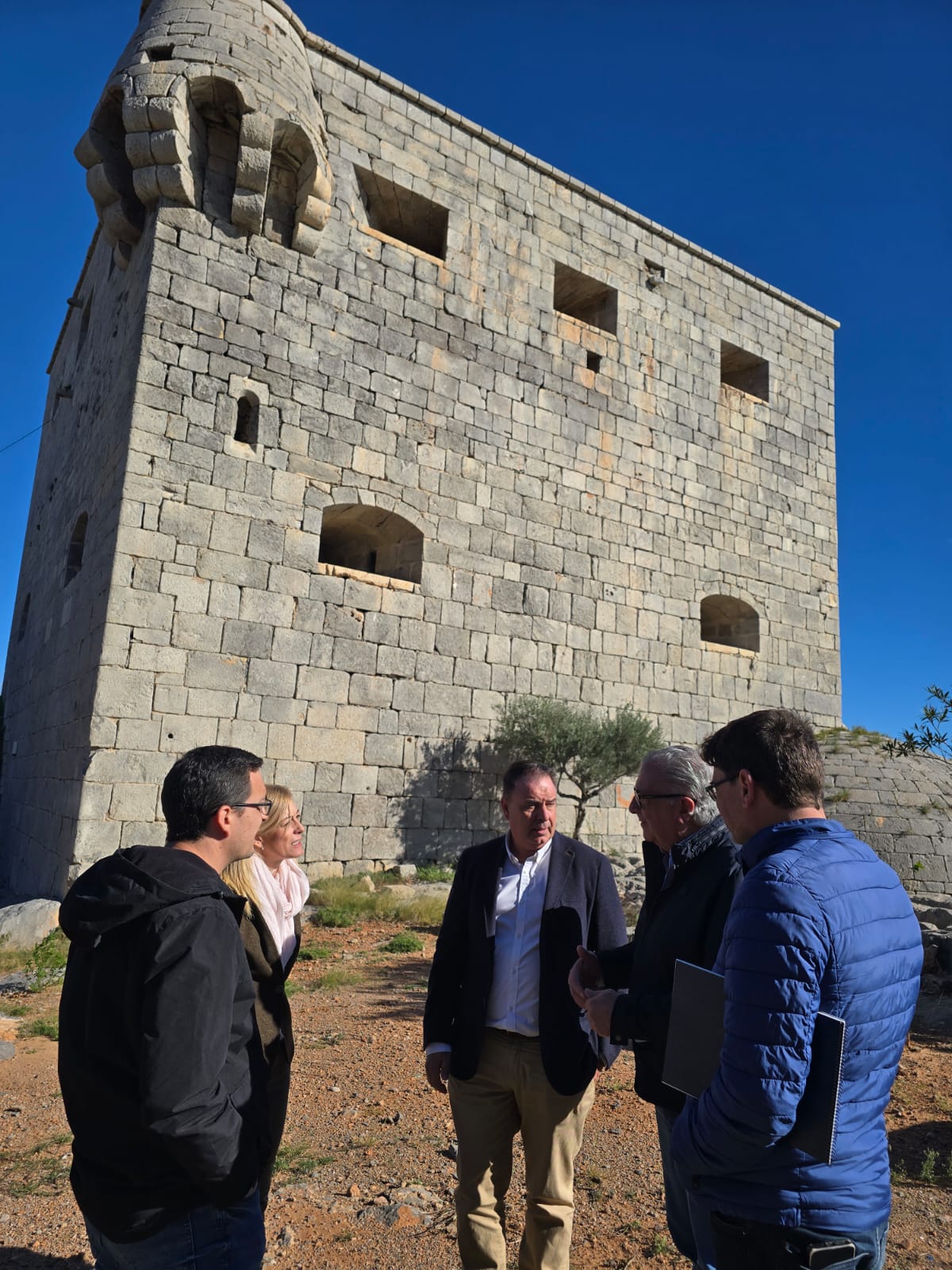 La Diputación avanza en la rehabilitación de la Torre del Rey de Oropesa del Mar La Diputación avanza en la rehabilitación de la Torre del Rey de Oropesa del Mar