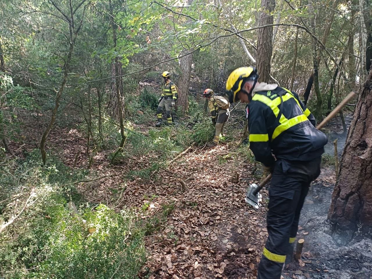Estabilizado el incendio de Las Peñas de Riglos Estabilizado el incendio de Las Peñas de Riglos