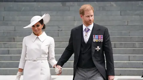Imagen de archivo de Meghan y Harry. Imagen de archivo de Meghan y Harry.