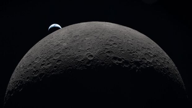 Fotografía cedida por la NASA de una imagen tomada por un astronauta de Artemis II desde la cápsula Orion en abril de 2026.