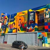 Nuevo mural del Mercado Municipal de Valdepeñas