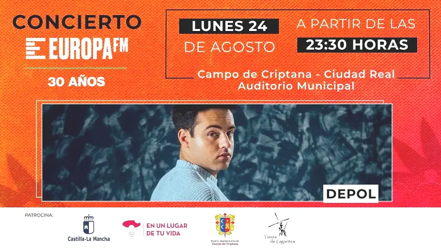 DePol ofrecerá un concierto en Campo de Criptana DePol ofrecerá un concierto en Campo de Criptana
