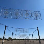 Primeros soportes instalados en el Recinto Ferial de La Aldehuela
