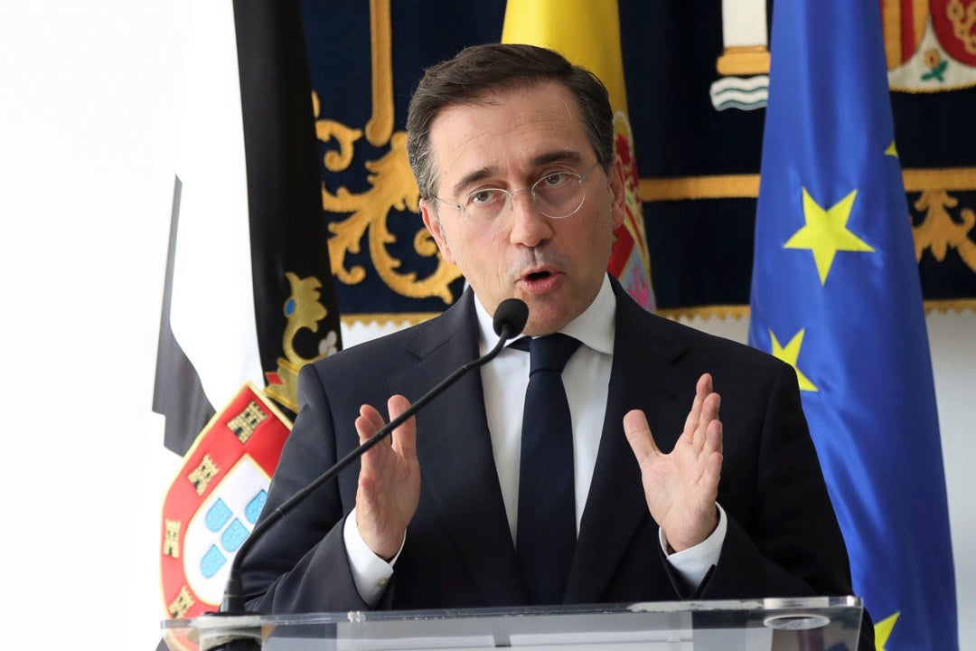 Imagen de archivo del ministro de Asuntos Exteriores español, José Manuel Albares. Imagen de archivo del ministro de Asuntos Exteriores español, José Manuel Albares.