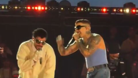 Bad Bunny y Rauw Alejandro, en el segundo y &uacute;ltimo concierto de Bad Bunny en PR.