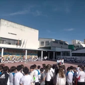 Un aula afectada en el Colegio Guadiana de Badajoz por un incendio declarado esta madrugada Un aula afectada en el Colegio Guadiana de Badajoz por un incendio declarado esta madrugada