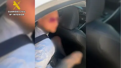 El cabecilla en el momento de su detención El cabecilla en el momento de su detención