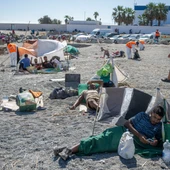 Varios migrantes, a 22 de agosto de 2026, en Ceuta (España). Varios migrantes, a 22 de agosto de 2026, en Ceuta (España).