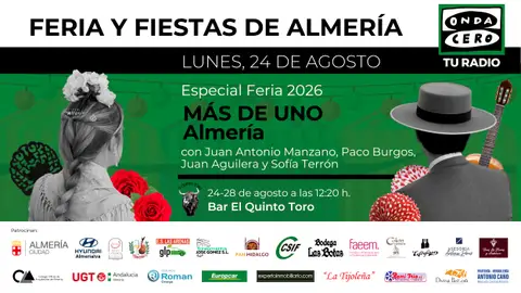 Feria de Almería 2026: una jornada de tradición, música y diversión para el lunes 24 Feria de Almería 2026: una jornada de tradición, música y diversión para el lunes 24
