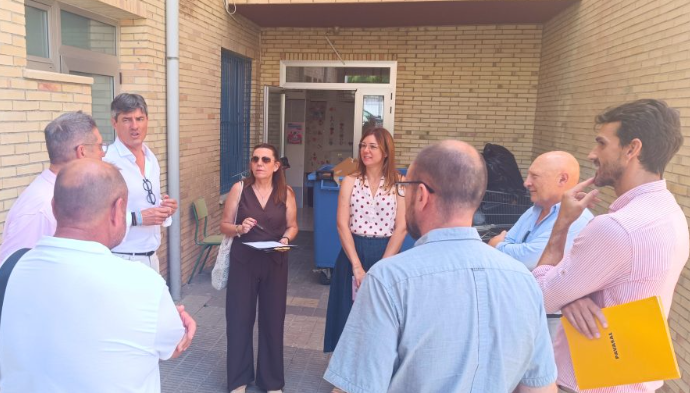 Villajoyosa avanza en las obras de mejora de sus colegios Villajoyosa avanza en las obras de mejora de sus colegios