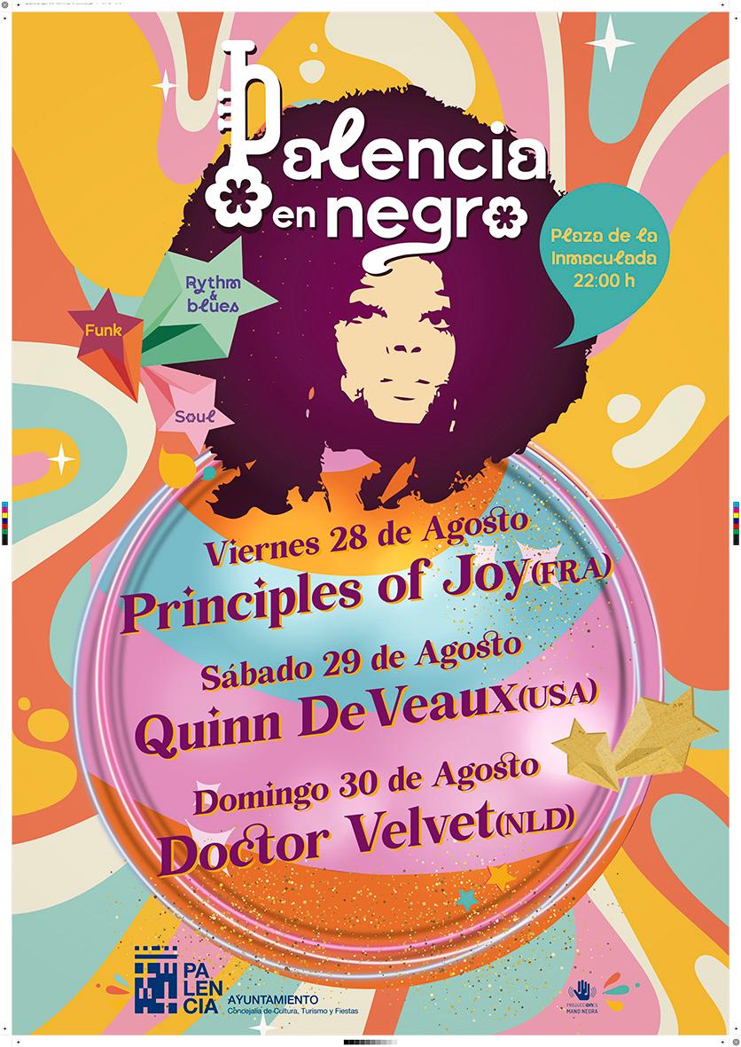 Principles of Joy, Quinn DeVeaux y Doctor Velvet actuarán en la XII edición de Palencia en Negro Principles of Joy, Quinn DeVeaux y Doctor Velvet actuarán en la XII edición de Palencia en Negro