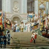  La recepción del Gran Condé por Luis XIV (Versalles, 1674), de Jean-Léon Gérôme