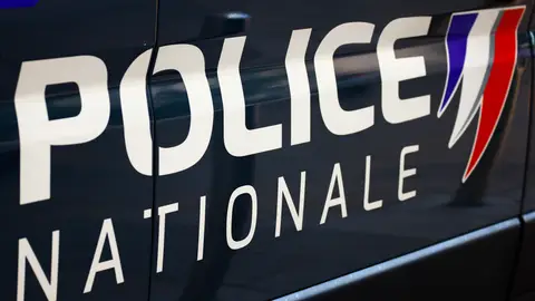 Imagen de archivo de la policía francesa. Imagen de archivo de la policía francesa.