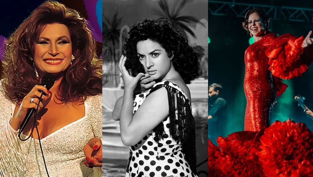 Rocío Jurado, Lola Flores y Pastora Soler, tres figuras de la copla en España Rocío Jurado, Lola Flores y Pastora Soler, tres figuras de la copla en España