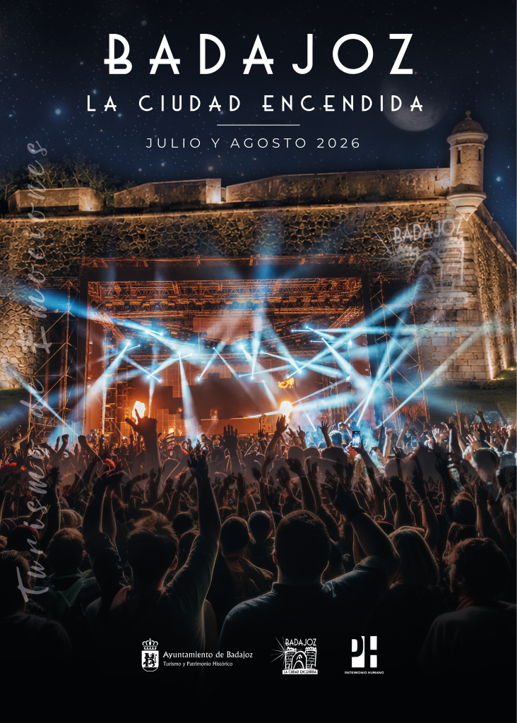 Badajoz despide este fin de semana la programación de la Ciudad Encendida con música y un espectáculo de fuego Badajoz despide este fin de semana la programación de la Ciudad Encendida con música y un espectáculo de fuego