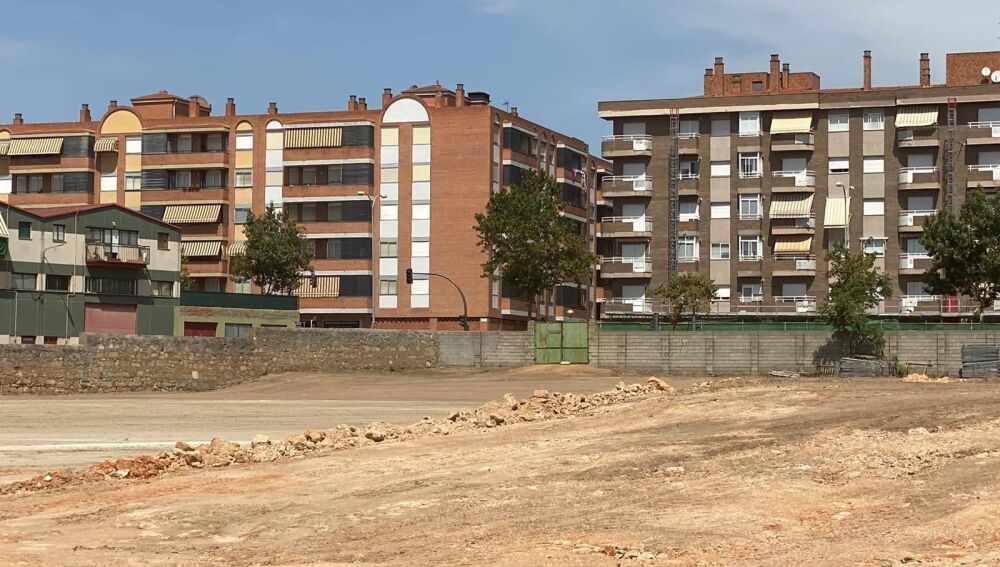 El campo, desde dentro, antes de ser acondicionado