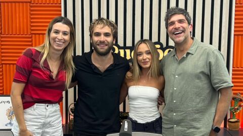 Ricardo G&oacute;mez y Luc&iacute;a de la Fuente, con Eva Soriano y Nacho Garc&iacute;a en 'Cuerpos especiales'.