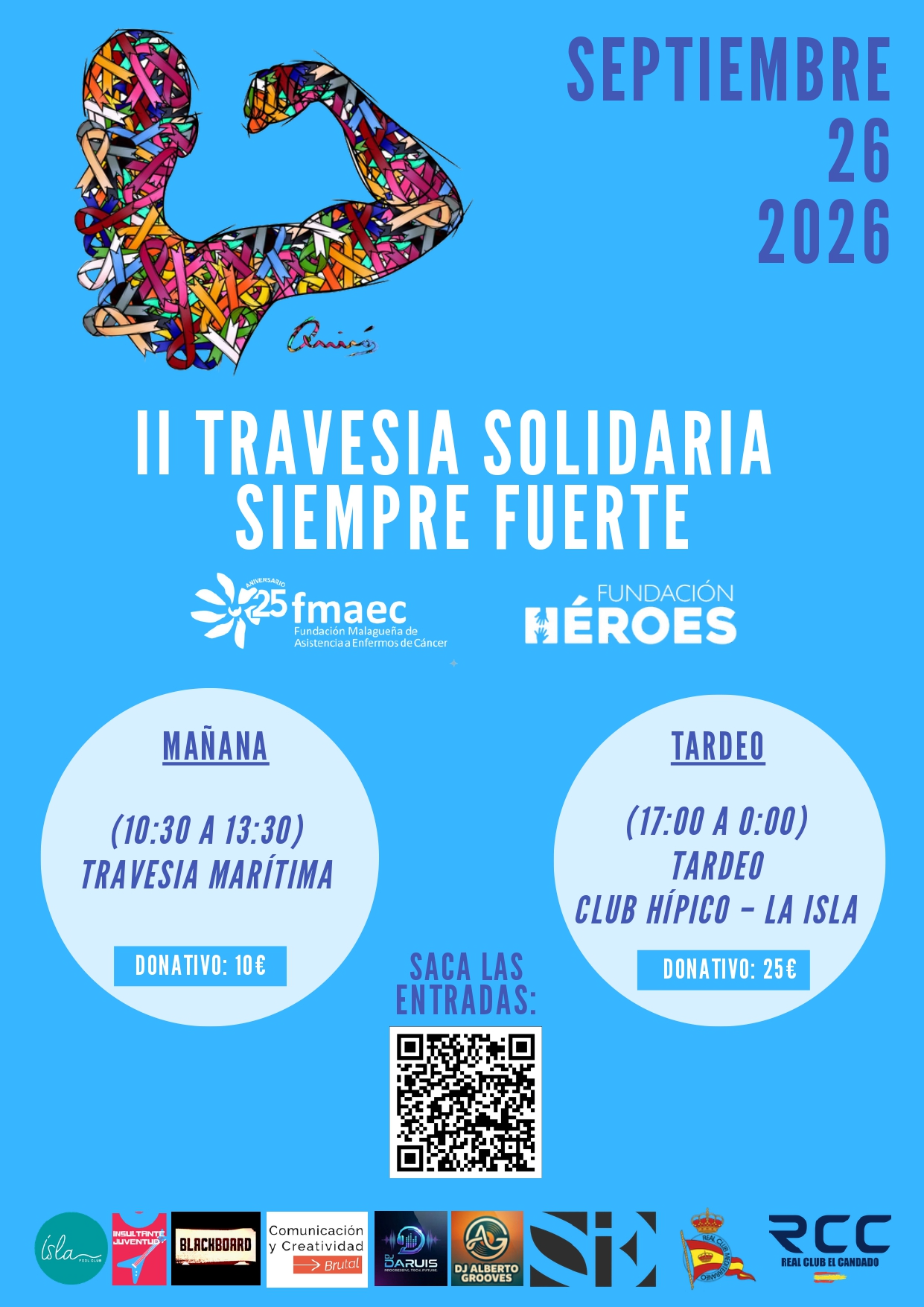 La II Travesía Solidaria «Siempre Fuerte» volverá a unir a Málaga el 26 de septiembre en un homenaje al legado de Pablo Ráez La II Travesía Solidaria «Siempre Fuerte» volverá a unir a Málaga el 26 de septiembre en un homenaje al legado de Pablo Ráez