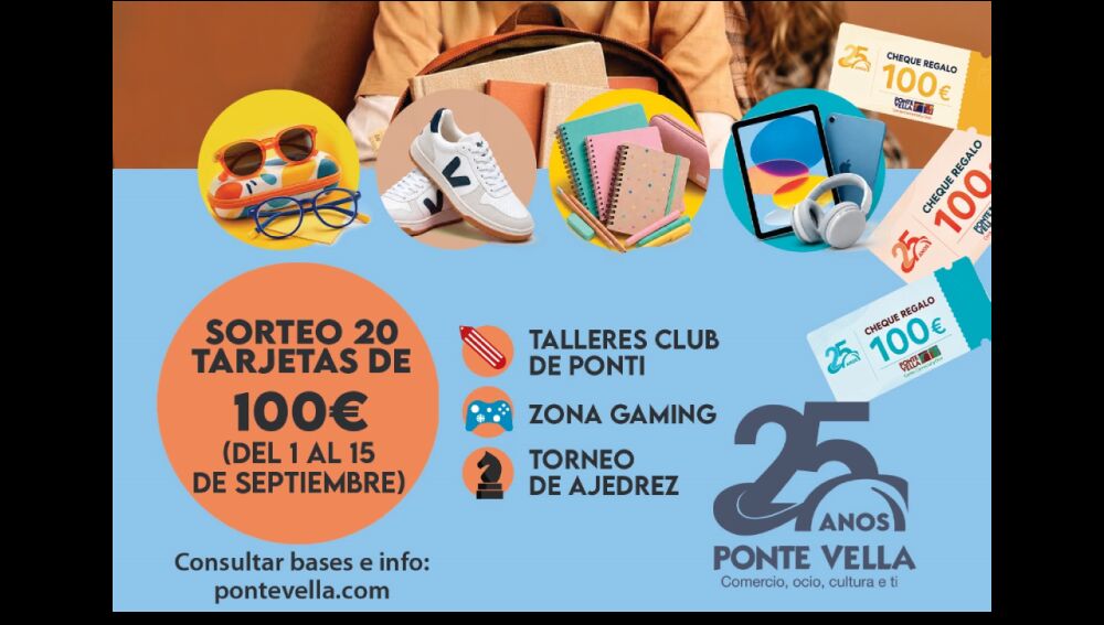 Vuelta al cole en CC Ponte Vella
