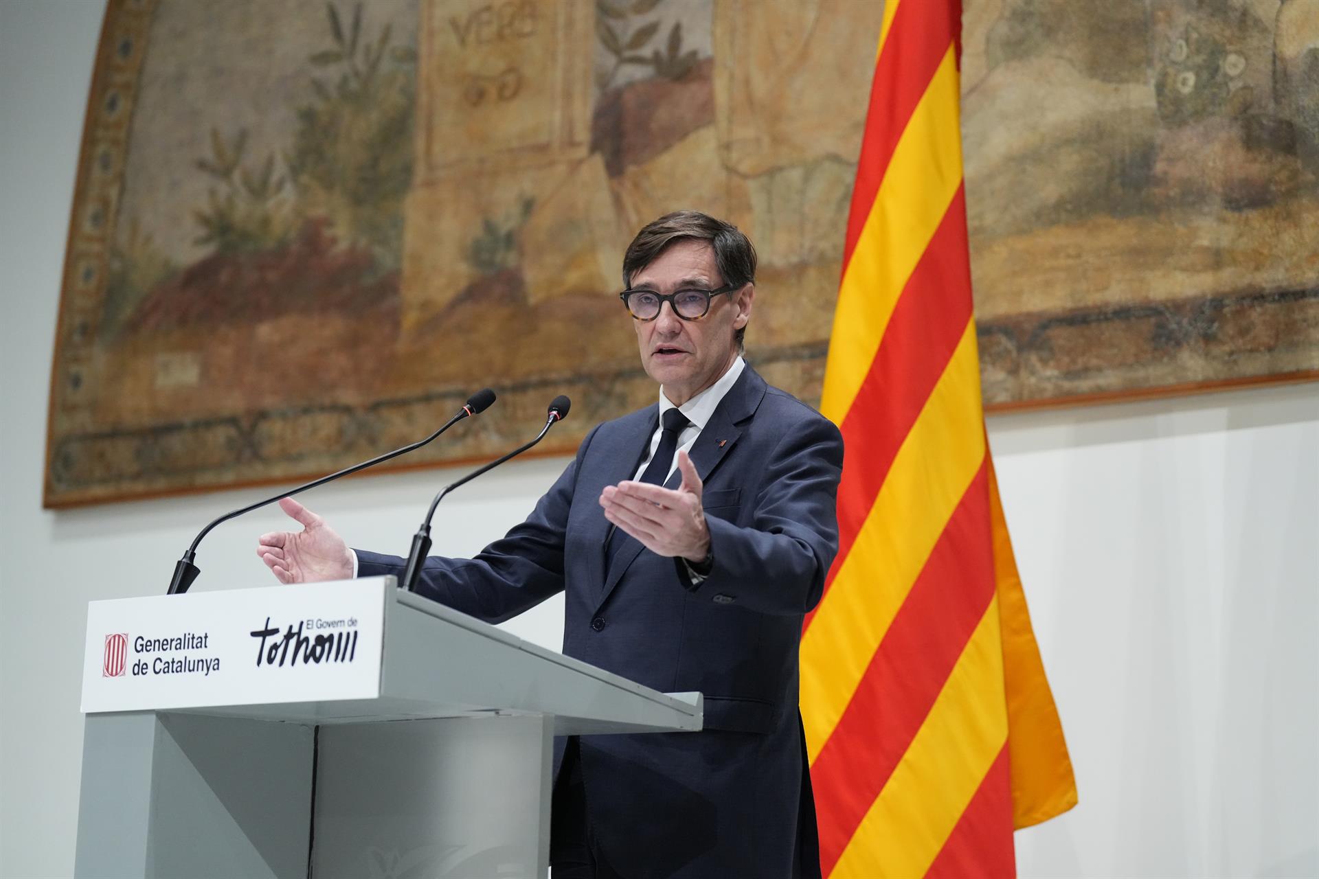 Salvador Illa anuncia una celebración de la Diada en Extremadura los días 16 y 17 de septiembre Salvador Illa anuncia una celebración de la Diada en Extremadura los días 16 y 17 de septiembre