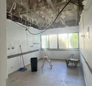 Cae parte del techo de una habitaci&oacute;n del Hospital Don Benito-Villanueva