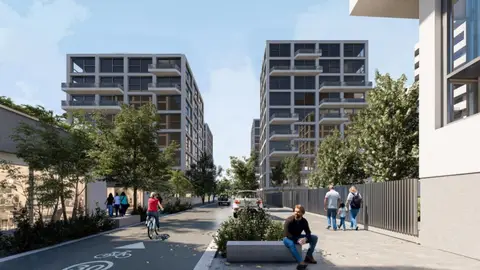 Recreación de las nuevas promociones de vivienda Recreación de las nuevas promociones de vivienda