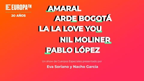 La fiesta 30 a&ntilde;os Europa FM ser&aacute; una gala con m&uacute;sica en directo 