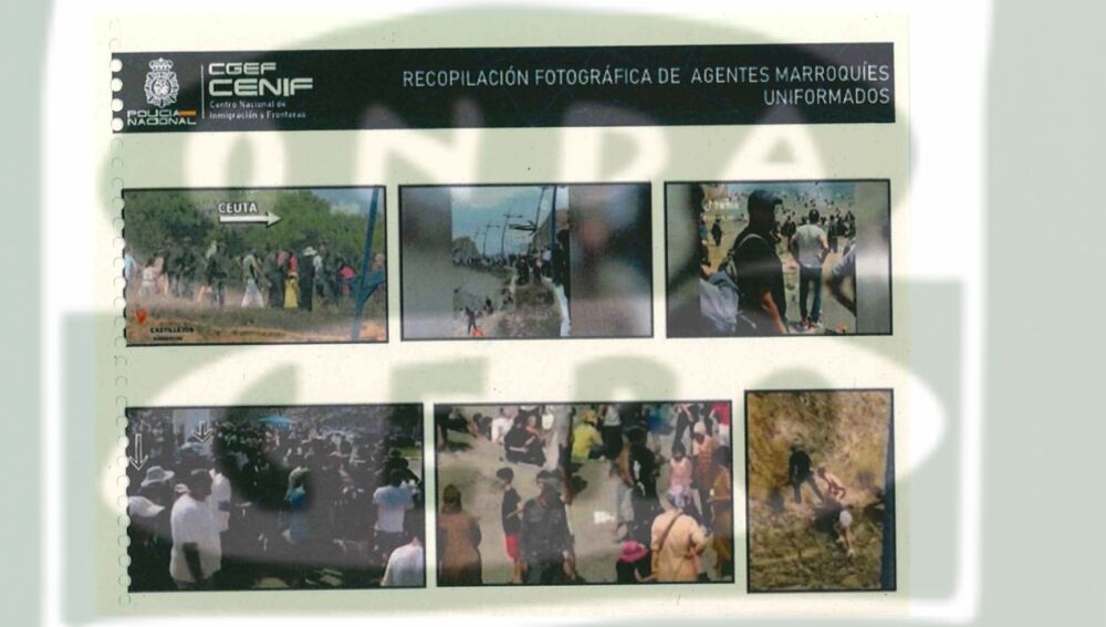 Imágenes del informe policial al que ha tenido acceso Onda Cero