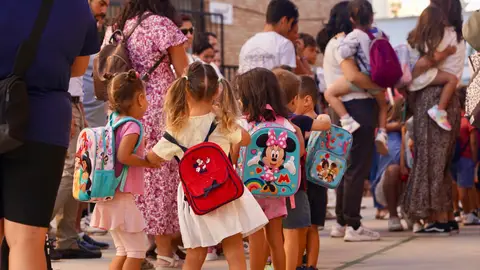 Images of the back to school on September 10, 2025 in Malaga Images of the back to school on September 10, 2025 in Malaga