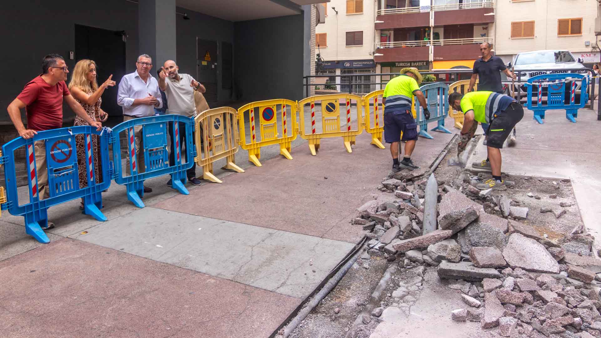 Benidorm renueva el pavimento de la calle Rioja e incorporará nuevo arbolado, un Espai d’Art y accesibilidad universal Benidorm renueva el pavimento de la calle Rioja e incorporará nuevo arbolado, un Espai d’Art y accesibilidad universal