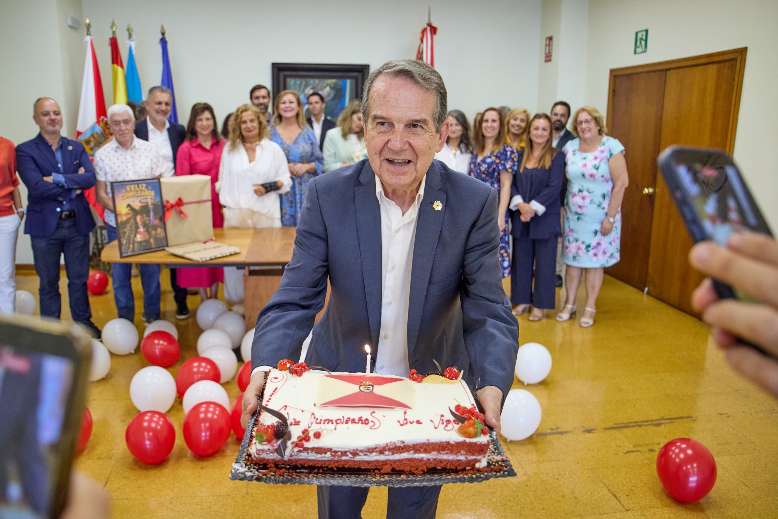 El alcalde de Vigo Abel Caballero cumple 80 años anunciando que se presenta a la reelección El alcalde de Vigo Abel Caballero cumple 80 años anunciando que se presenta a la reelección