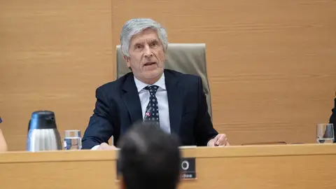 El ministro de Interior, Fernando Grande Marlasaka, durante una comparecencia ante la Comisión de Interior en el Congreso de los Diputados El ministro de Interior, Fernando Grande Marlasaka, durante una comparecencia ante la Comisión de Interior en el Congreso de los Diputados