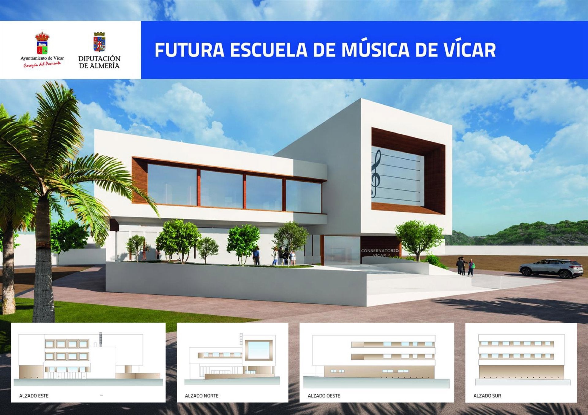 Adjudicadas las obras de la nueva Escuela de Música de Vícar, que podrá acoger a más de 500 alumnos Adjudicadas las obras de la nueva Escuela de Música de Vícar, que podrá acoger a más de 500 alumnos